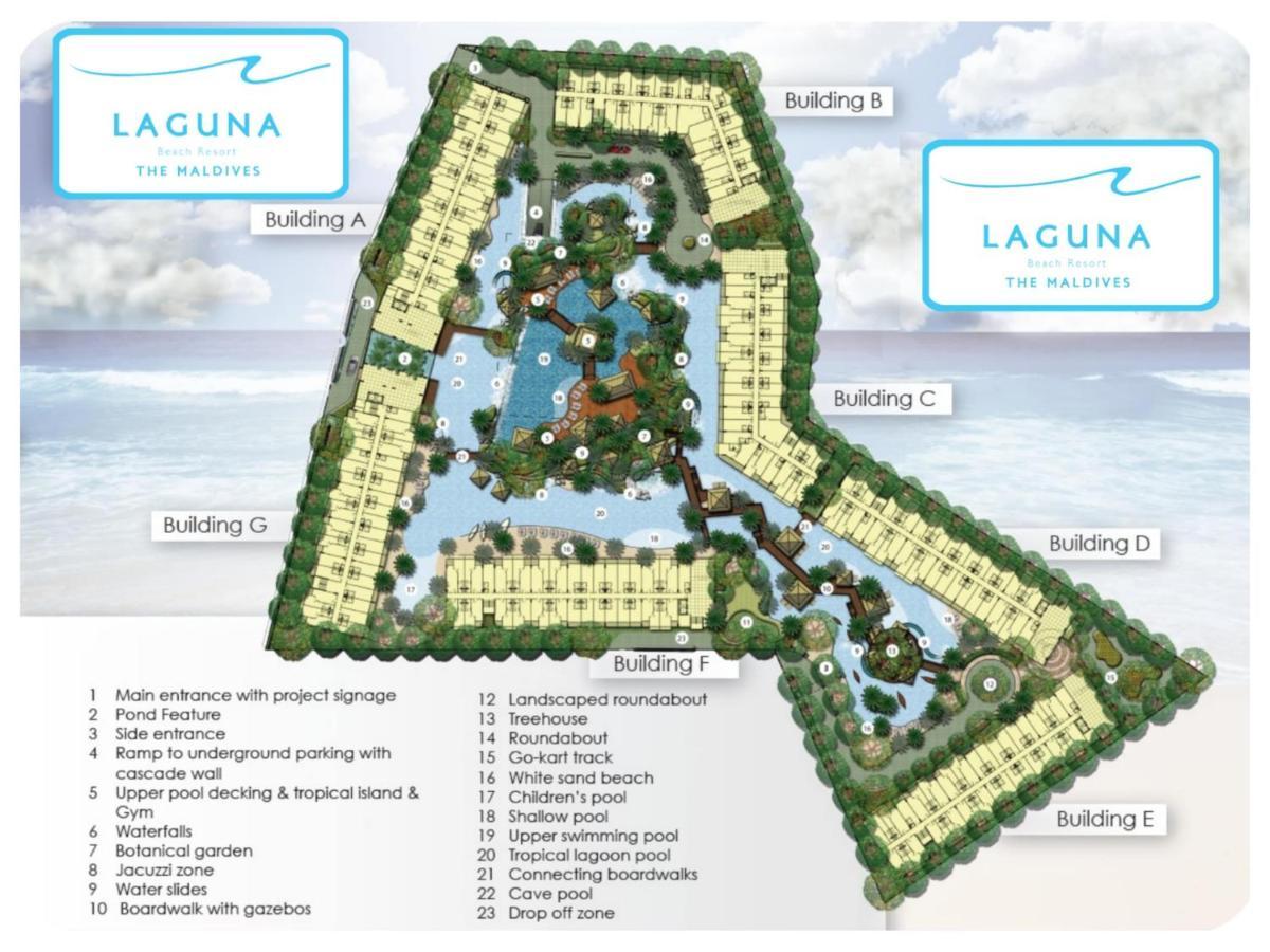 Laguna Beach Condo Resort 3 Maldives Pattaya Pool View ลากูน่า บีช คอนโด รีสอร์ต 3 พัทยา Csomtien-part Kültér fotó